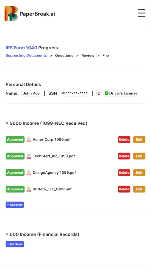 Upload files to use within your form